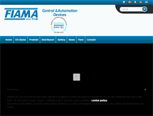 Tablet Screenshot of fiama.it